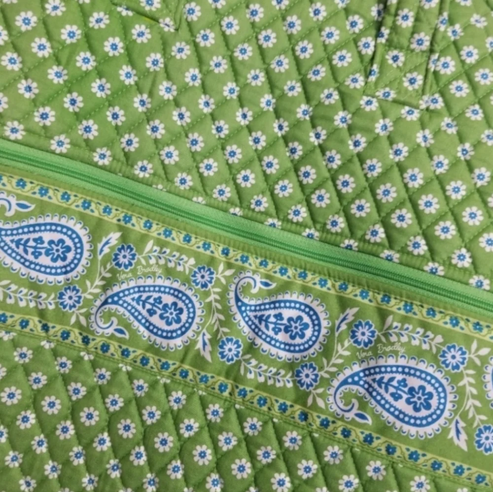 Vera Bradley Green Apple Garment Bag Retired 2004